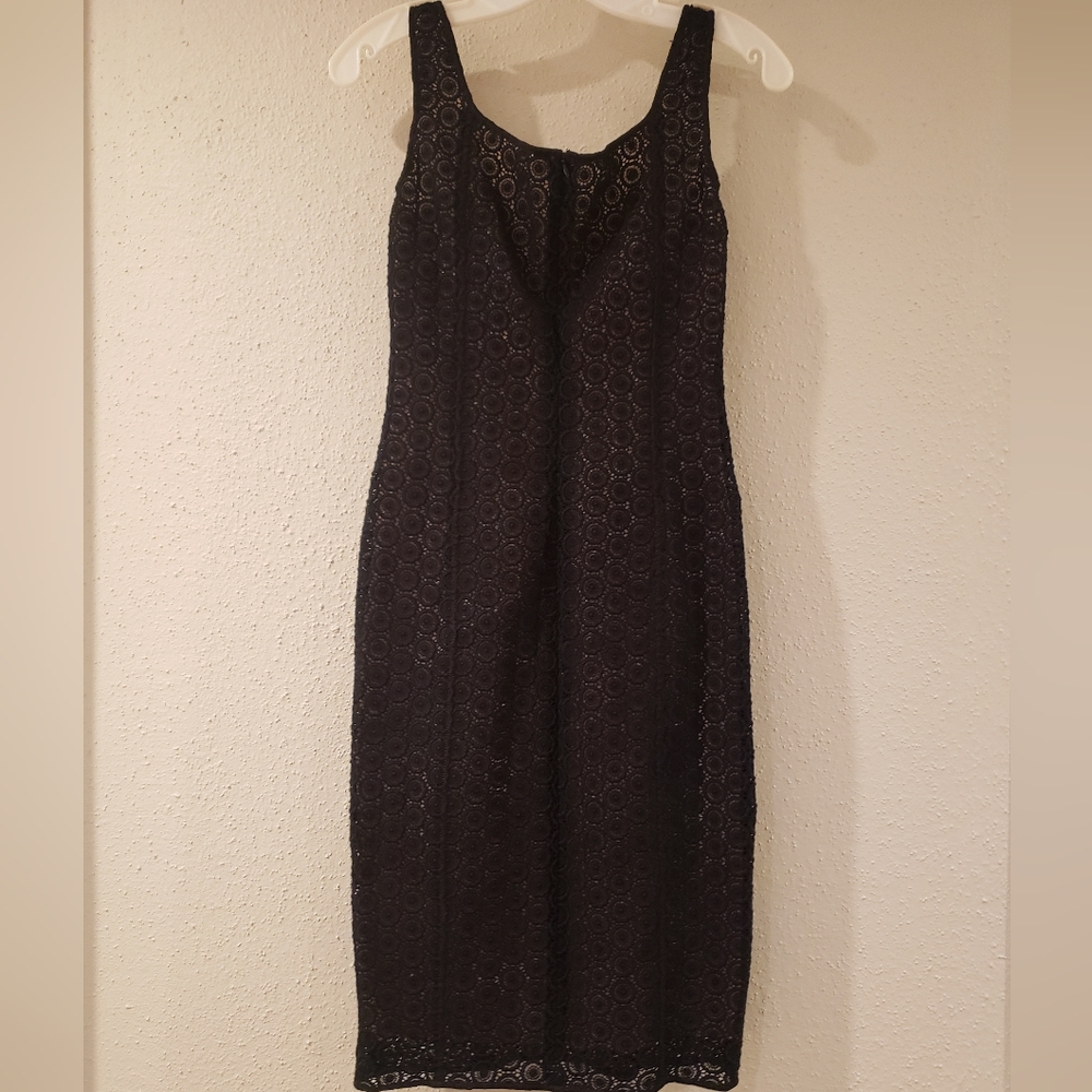Moschino black lace midi dress - Picture 4 of 7